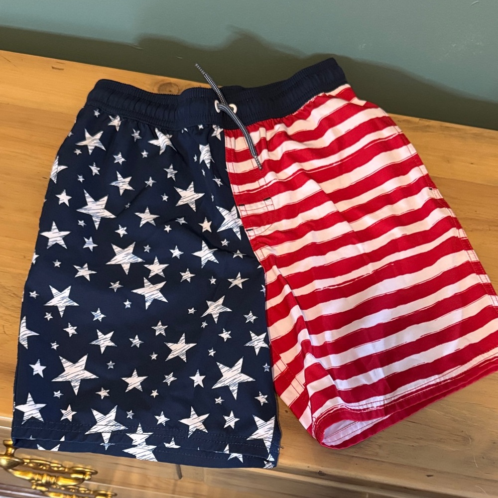 Wonder Nation Kids Star and Stripe Swim Trunks